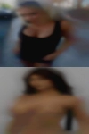Couple looking into girl man